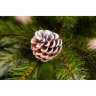 Новогодняя елка TRIUMPH TREE, Женева, с шишками, 90 см, в мешочке, заснеженная 72064